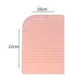 Hőálló szilikon szőnyeg hajvasalóhoz és hőillesztő géphez