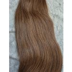 6 Természetes sötétszőke / keratin véggel/
